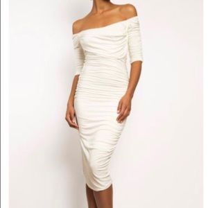 Frock Marilyn Off The Shoulder Bodycon Dress